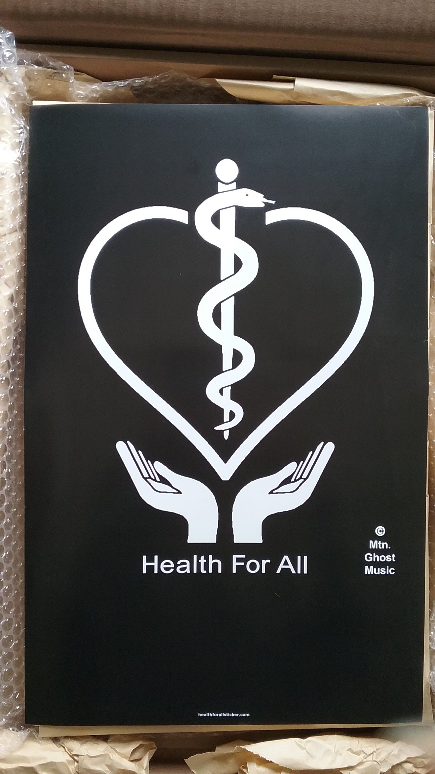 "Health For All" - Poster by MOUNTAIN GHOST